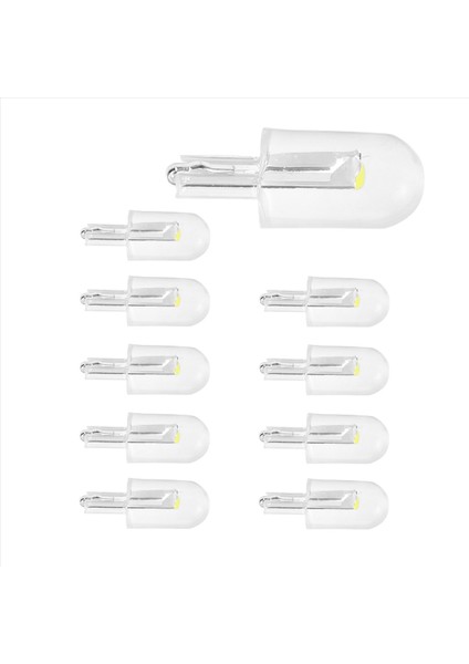 10PCS Araba LED T10 W5W Cob Okuma Kubbe Lamba Işaretleyici Işık Işıkları Plaka Ampulleri 168 194 192 Dc 12V Beyaz (Yurt Dışından) modelleri