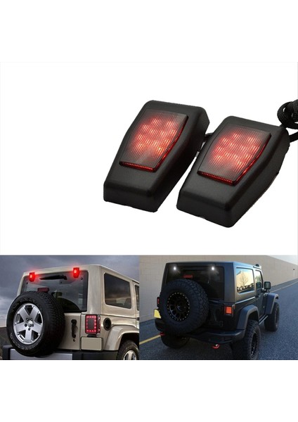 2007-2017 Için LED Işıklar Jeep Wrangler Jk Yüksek Arka Fren Işık Bagajı LED Işıklar 3 Fren Arka Lamba (Yurt Dışından) fırsatları