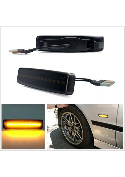 4x LED Yan Işaretleyici Işık Dinamik Füme Dönüş Sinyali Için Bmw E39 5er 1995-2003 (Yurt Dışından) fırsatları