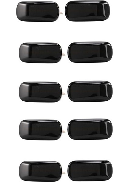 5x Araba LED Dinamik Yan Işaretçi Sinyal Lambası Işık Dönüş Lambası Honda Accord Civic Acura Cr-V Fit Caz Odyssey Siyah (Yurt Dışından)
