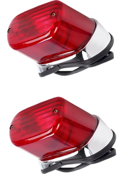 2x Motosiklet Kuyruk Fren Işık Abs Kırmızı Motosiklet Arka Göstergesi Yamaha Virago Için Durdur Lambası XV250 XV400 (Yurt Dışından)