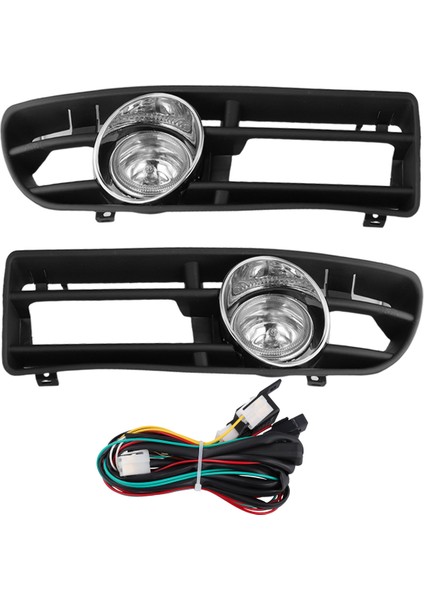 Araba Önü Alt Tampon Sis Farları Vw Bora Jetta Mk4 1998-2004 Sis Lambası Kapağı Switch Kablo Dairesi ile Izgara (Yurt Dışından) fiyatları