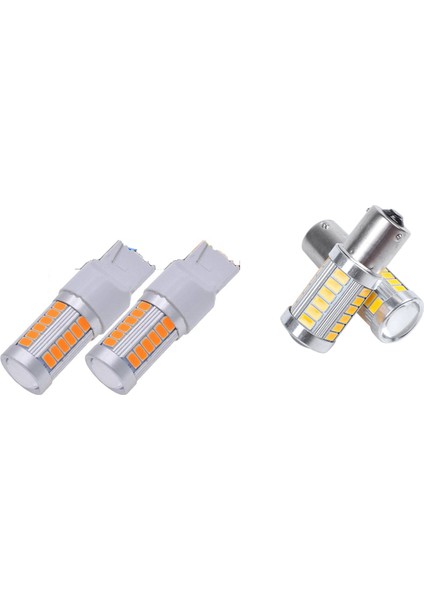 2pcs 7440 T20 LED Ampuller 900 Lümenler Dönüş Sinyalleri 2pcs ile Işık PY21W (Yurt Dışından)