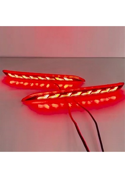 Araba Arka Tampon Işığı LED Dinamik Dönüş Sinyali Işıkları Arka Uyarı Lambası Reflektörü Hyundai Sonata 2015-2017 (Yurt Dışından) indirimleri