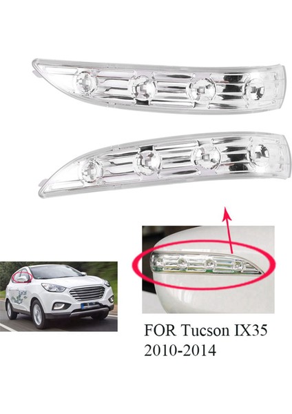 Hyundai Tucson Için 2pcs IX35 2010-2014 Dikiz Aynası Işık Dönüş Sinyali Lambası Işık Yan Ayna Göstergesi Sağ ve Sol (Yurt Dışından) indirimleri