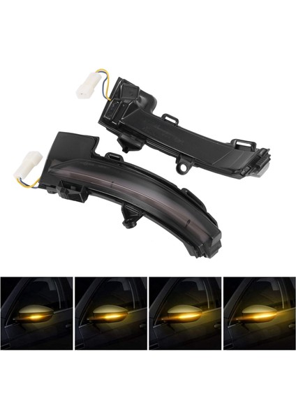 Dinamik LED Sinyal Işık Lambası Yan Ayna Işık Yanıp Skoda Octavia Mk3 A7 5e T -Roc Troc 2014 -2020 (Yurt Dışından) modelleri