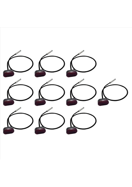 10X Elektrikli Scooter Tail Işık Uyarı Lambası Dokuzbot Için LED Arka Işık Max G30 (Yurt Dışından)