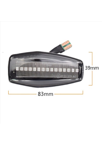 2x Araba LED Dinamik Yan Işaretçi Işık Dönüş Sinyali Hyundai Için I10 Trajet Sonata Elantra Getz Xg Tucson Matrix Kia (Yurt Dışından) modelleri