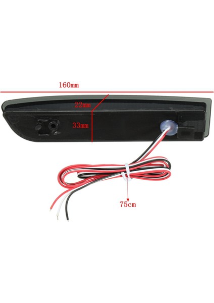 Toyota Avensis/alphard Mkı/rav4 LED Kuyruk Işıkları Için 6x Araba LED Kaya LED Işık Park Freni Arka Tampon Reflektör Lambası (Yurt Dışından) fırsatları