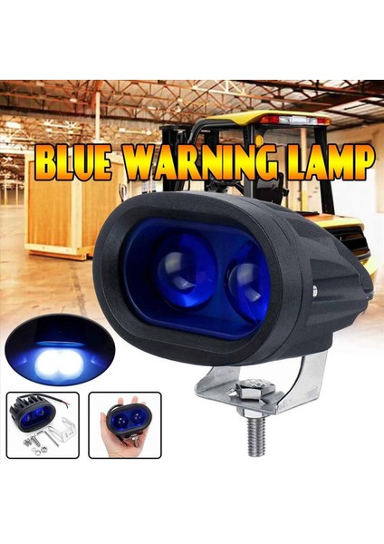 4x 10V-80V Araç Mavi LED Uyarı Sinyal Lambası Forklift Kamyonu Çalışması Spot Güvenlik Işık Arabası 20W Endüstriyel Güvenlik Lambası (Yurt Dışından) indirimleri