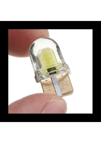 20PC LED T10 W5W Cob Smd Canbus Silika Parlak Beyaz Lisans Ampul (Yurt Dışından) indirimleri