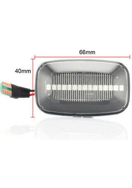 4x Dinamik LED Işaretleyici Çamurluk Işıkları Akan Toyota Land Cruiser Landcruiser 70 80 100 Serisi Için Dönüş Sinyali Işığı (Yurt Dışından) fırsatları