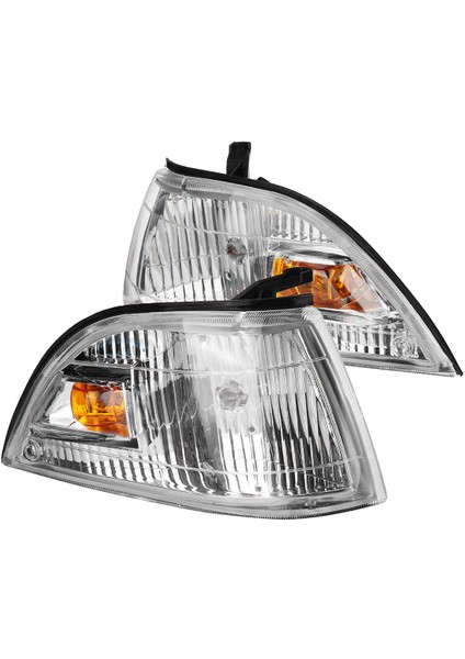 1 Çift Araba Ön Köşe Lambası Sinyal Lambası Işığı Toyota Corolla EE90 AE90 1989 1990 1991 1992 (Yurt Dışından) fırsatları