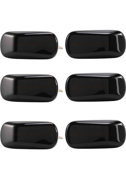 6x Araba LED Dinamik Yan Işaretçi Sinyal Lambası Honda Accord Için Işık Dönüş Lambası Civic Acura Cr-V Fit Jazz Odyssey Siyah (Yurt Dışından)