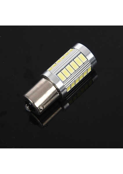 2x BA15S 12V Beyaz LED Sidelight Göstergesi Araba Ampul 1156 P21W Gümüş 33 LED (Yurt Dışından) indirimleri