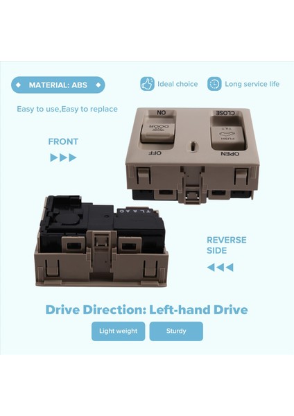 35830-TLA-A-A01ZA Araba Iç Sunroof Readlamp Işık Anahtarı Honda Cr-V 2017-2020 Lhd Için Uygun (Yurt Dışından) indirimleri