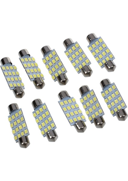 2x Araç Otomatik 1210 Smd 24 Leds Dikey G4 Arka Pim Ampulü 10X 42MM 3528 Smd 16 LED Iç Festoon Ampul Lamba (Yurt Dışından) modelleri