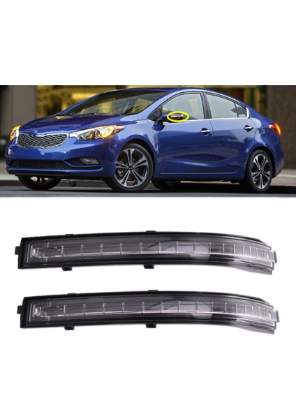 Yan Dikiz Aynası Çevirin Işık Flaş Lambası Sinyal Lambası Kia Forte Için 2011-2016 Cerato 2012 Için Dikiş Aynası Aynası Blinks (Yurt Dışından) fırsatları