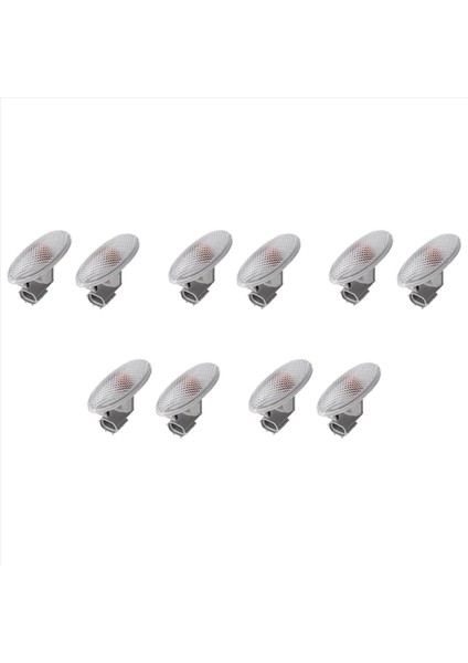 Toyota Corolla/camry/yaris/rav4 2006-2013 Için 5 Çift Araba Dönüş Sinyali Işık Yan Lambaları Çamurluk Işıkları Için (Yurt Dışından)