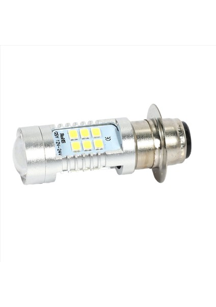 4x H6 Tek Pençe Motosiklet 3030 21SMD LED Far Kafası Işık Lambası Ampul 1200LM Beyaz 21W (Yurt Dışından) fırsatları