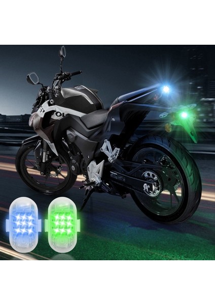 2 4g Kablosuz Flaş Göstergesi Çarpışma Karşıtı Uzaktan Kumanda Sinyali Işık 9 Lamba Boncukları USB Şarj Edilebilir (Yurt Dışından) modelleri