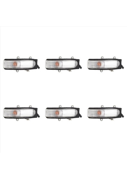 6x Sol Yan (Lh) Kanat Ayna Kapısı Göstergesi Toyota Için Sinyal Işığı Toyota Camry 2006-2011 Vios 2008-2013 81730-06060 (Yurt Dışından)