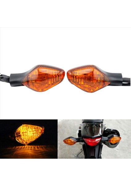 Honda CBR500R CBR650F CB650F CB500F CB500X Motosiklet Yönlendirme Lambası Için 4x Turn Sinyal Gösterge Işığı (Yurt Dışından) modelleri