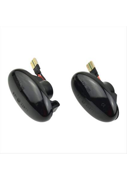 Siyah Turn Sinyal Işığı Dinamik Yan Yanıp Sönen Gösterge Işığı 688200121 Mercedes-Benz Smart W450 A-Serisi Vito (Yurt Dışından)