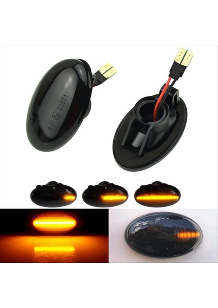 Siyah Turn Sinyal Işığı Dinamik Yan Yanıp Sönen Gösterge Işığı 688200121 Mercedes-Benz Smart W450 A-Serisi Vito (Yurt Dışından) fırsatları