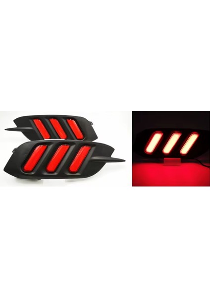 Araba LED Arka Tampon Kuyruk Lambası Lambaları Honda Civic Için Drl Reflektör Lambası 2016-2018 (Yurt Dışından) fırsatları