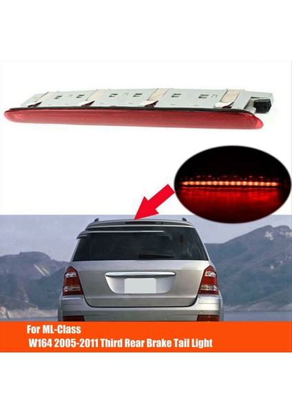 Araba Üçüncü 3 Yüksek Fren Işık Lambası A1648201056 Mercedes Benz ml Sınıfı W164 2005-2011 Arka Durdurma Kuyruk Işığı Kırmızı (Yurt Dışından) indirimleri