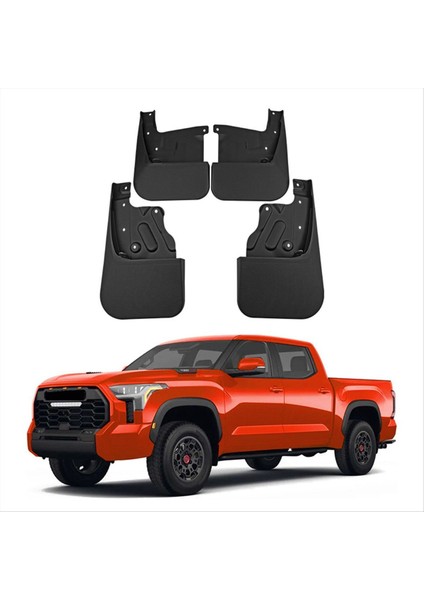 4pcs Araba Çamurluk Çamur Fleps Toyota Tundra 2022-2023 Araba Aksesuarları Için Sıçrama Çamur Koruyucusu Çamurluk (Yurt Dışından) indirimleri