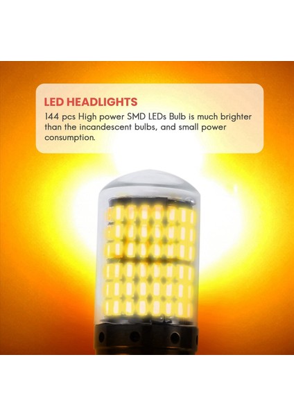 10X 1156 BAU15S LED 3014 144 Smd 7506 1003 1073 Canbus Süper Parlak Araba Freni Ters Kuyruk Ampul Yüksek Güç (Yurt Dışından) fırsatları