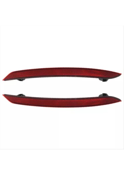 Sol ve Sağ Arka Tampon Işaretleyici Reflektör Lensi Volvo Için Kırmızı Uygun XC90 2016-2022 (Yurt Dışından)