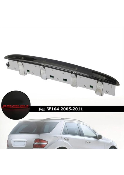 Araba Üçüncü 3 Yüksek Fren Işık Lambası A1648201056 Mercedes Benz ml Sınıfı W164 2005-2011 Arka Durdurma Kuyruğu Işık Siyah (Yurt Dışından) fiyatları