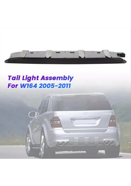 Araba Üçüncü 3 Yüksek Fren Işık Lambası A1648201056 Mercedes Benz ml Sınıfı W164 2005-2011 Arka Durdurma Kuyruğu Işık Siyah (Yurt Dışından) indirimleri