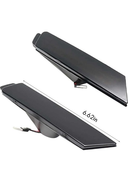 Chevy Camaro 2011-2015 Için Füme Lens LED Yan Işaret Işıkları Ön Arka Tampon Sidemarker Lambaları Reflektörler (Yurt Dışından)