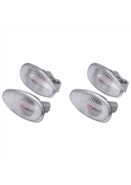 Mitsubishi Outlander Için 4x Araç Ön Side Sinyal Işık Çamurluk Lambası Pajero Montero Shogun Lancer Galant MR522027 (Yurt Dışından)