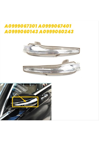 1paır Side Dikiz Bakış Ayna Turn Sinyali Gösterge Işığı Mercedes Benz W205 W213 W222 C217 A0999067301 A0999060243 (Yurt Dışından) indirimleri