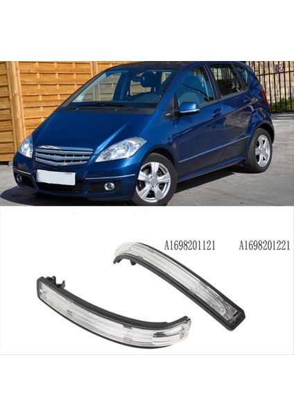LED Dikiz Aynası Işık Kanadı Kapı Aynası Mercedes-Benz B-Serisi W245 A-Serisi W169 2008-2012 A1698201121 (Yurt Dışından) fırsatları