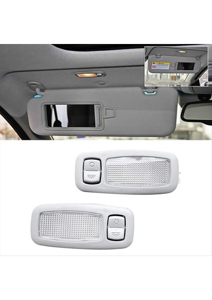 Araba Dome Işık Iç Vanity Lambası Hyundai Için Sol ve Sağ (Yurt Dışından) fiyatları