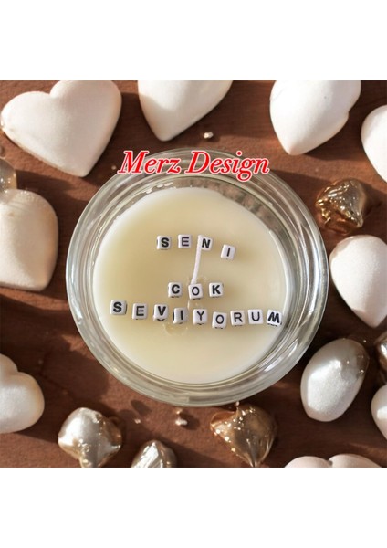 Gizli Mesajlı %100 Doğal Soya Wax Vegan Kavanoz Mum ( Kişiye Özel Istediğiniz Mesaj Yazılır) fiyatları