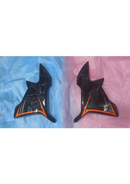 Küba Tk 03 Depo Altı Yan Kapak Sağ Sol Turuncu Siyah