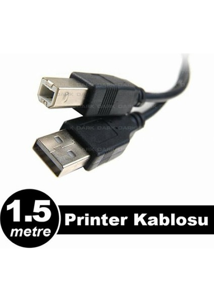 Hp Laserjet Pro Mfp M428DW 1.5 Metre Yazıcı Kablosu - USB A To B Printer Cable | Tüm Markalara Uyumludur. 1.5mt fiyatları