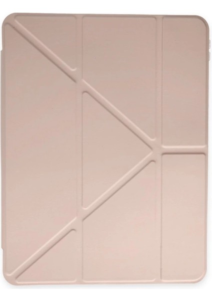Ipad 10.2 (8.nesil) Kılıf Kalemlikli Mars Tablet Kılıfı - Rose Gold modelleri