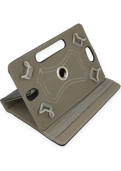 Universal 7 Kılıf 360 Tablet Deri Kılıf - Siyah