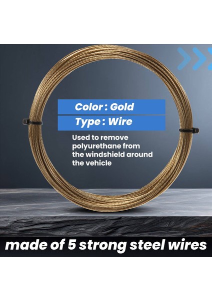 20M Araba Ön Cam Pencere Çıkarma Çelik Tel Ip Cam Çıkarıcı Takımı Takın (Yurt Dışından) modelleri