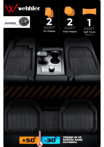 Bmw 5 Serisi E39 1996-1997-1998-1999-2000-2001-2002-2003 Kesilebilir Havuzlu Esnek Paspas fırsatları
