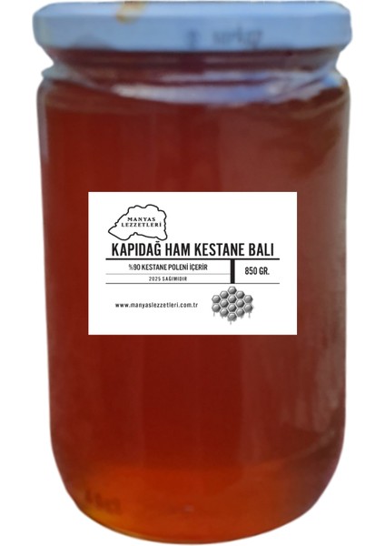 Kapıdağ Ham Kestane Balı 2025 Sağımı (Analiz Raporlu)