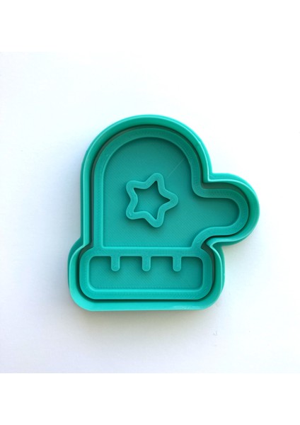 Yıldızlı Kış Eldiveni Kurabiye Kalıbı ve Damga Seti | Yılbaşı, Kış Temalı Parti | Şeker Hamuru, Kil Şekillendirici fiyatları